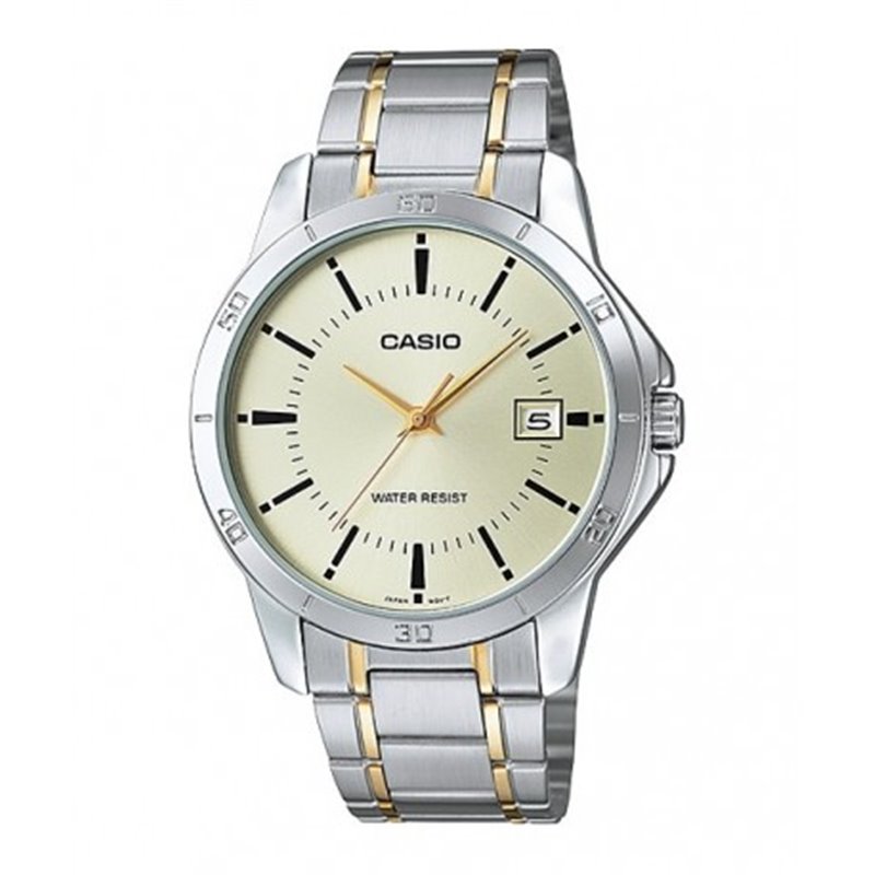 Reloj Caballero Casio bicolor con cadena MTP-V004SG-7A