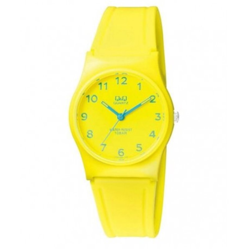 Reloj sumergible para mujer y niÃ±os color amarillo de Q&Q by Citizen VP34J063Y