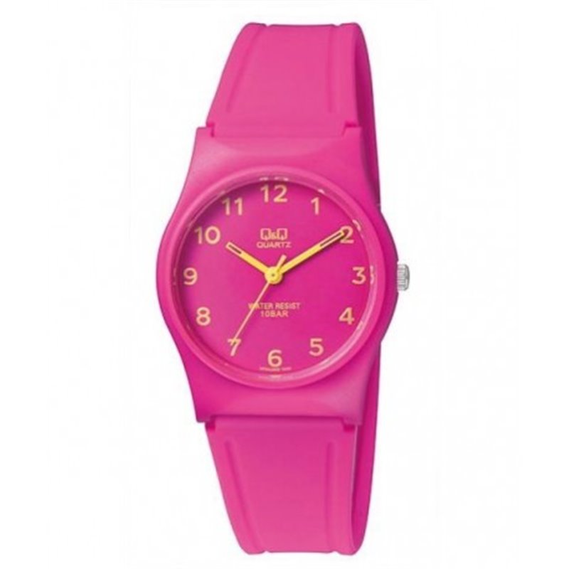 Reloj sumergible para mujer y niÃ±os color fucsia de Q&Q by Citizen VP34J069Y