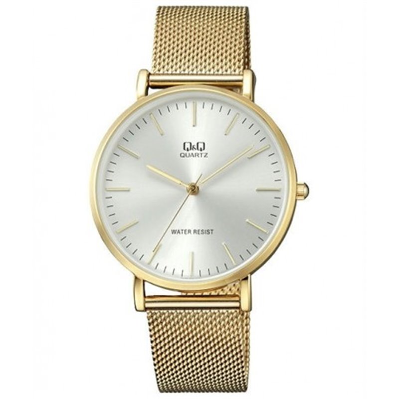 Reloj de moda unisex dorado Q&Q QA20J001Y