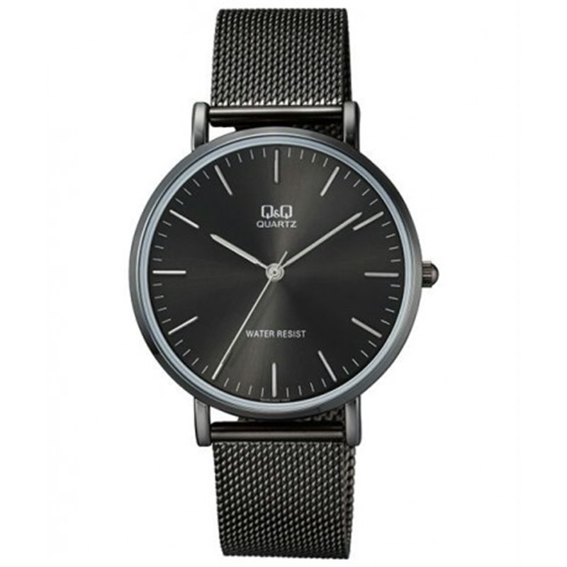 Reloj de moda unisex negro ionizado Q&Q QA20J402Y