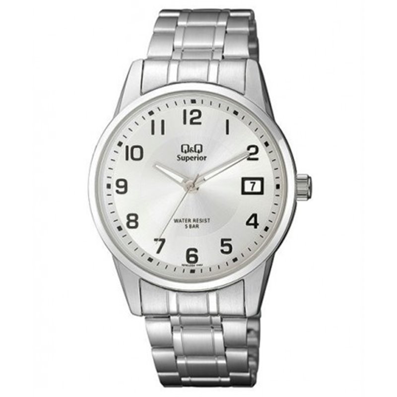 Reloj Caballero con Calendario y numeros Arabes Q&Q S290J204Y