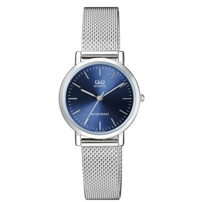 Reloj de moda para mujer esfera azul Q&Q QA21J202Y