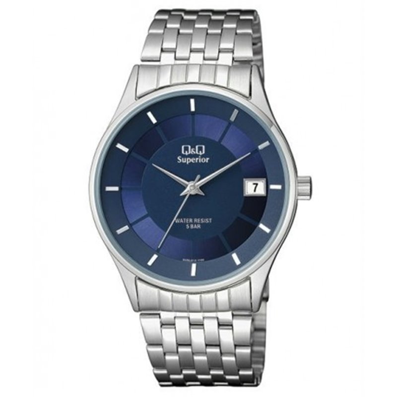 Reloj Caballero con Calendario y esfera azul Q&Q S288J212Y