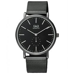 Relojes ultima tendencia  negro con pulsera de malla para Hombre y Mujer Unisex  Q97J402Y