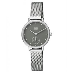 Reloj de moda retro para mujer esfera gris Q&Q QA97J202Y