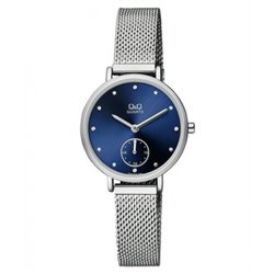 Reloj de moda retro  para chicas esfera azul  Q&Q QA97J212Y