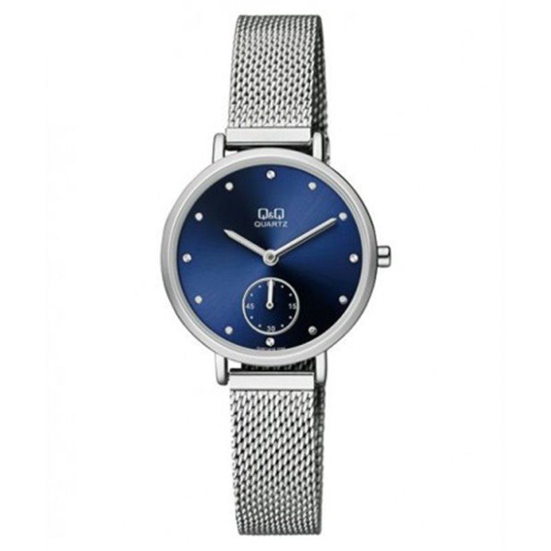 Reloj de moda retro  para chicas esfera azul  Q&Q QA97J212Y