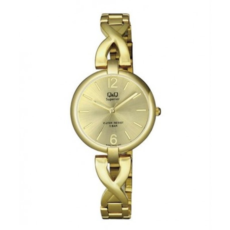 Reloj Sumergible dorado de diseÃ±o para Mujer de Q&Q by Citizen S297J010Y