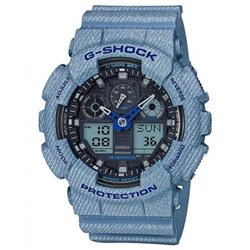 GSHOCK CASIO AZUL SUMERGIBLE GA-100DE-2A