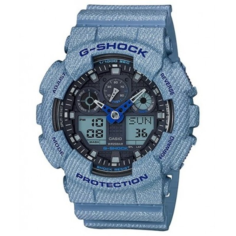 GSHOCK CASIO AZUL SUMERGIBLE GA-100DE-2A