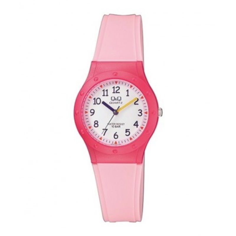 Reloj Sumergible rosa para niÃ±as QQ  VR75J004Y