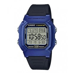 Reloj pulsera digital color negro y azul CASIO para hombre W-800HM-2A