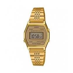 CASIO Reloj retro vintage de moda para mujer dorado LA-690WG-9D