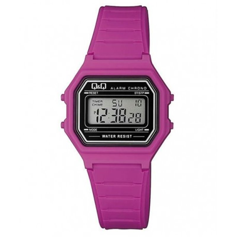 Reloj retro color fucsia Q&Q M173J017Y