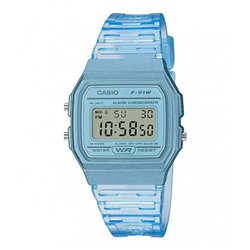 Casio retro azul F-91WS-2EF