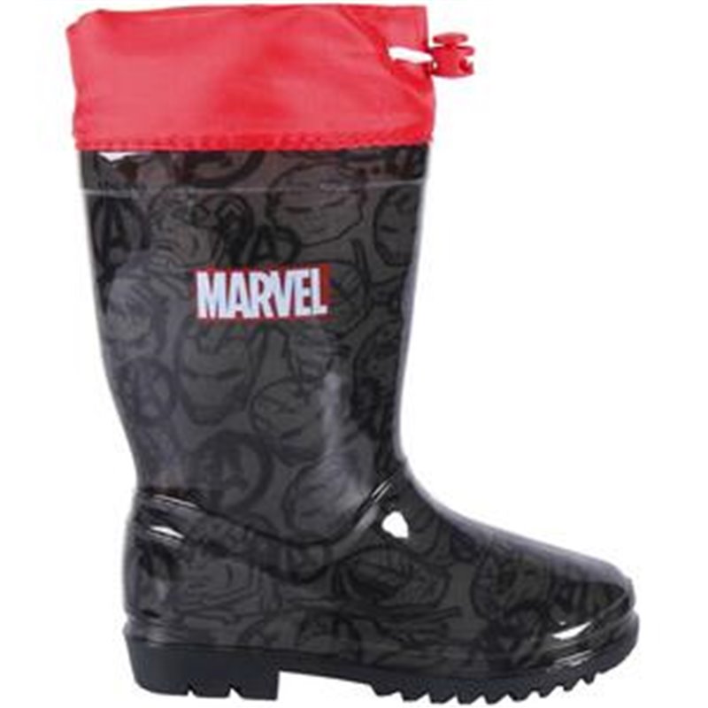 BOTAS LLUVIA PVC AVENGERS BLACK