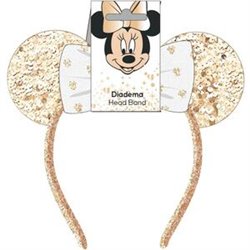 ACCESORIOS PELO DIADEMA LAZO MINNIE GOLD