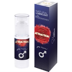 ATTRACTION LUBRICANTE CON FEROMONAS PARA ÉL 50 ML