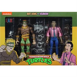 BLISTER 2 FIGURAS RAT KING Y VERNON TORTUGAS NINJA 18CM