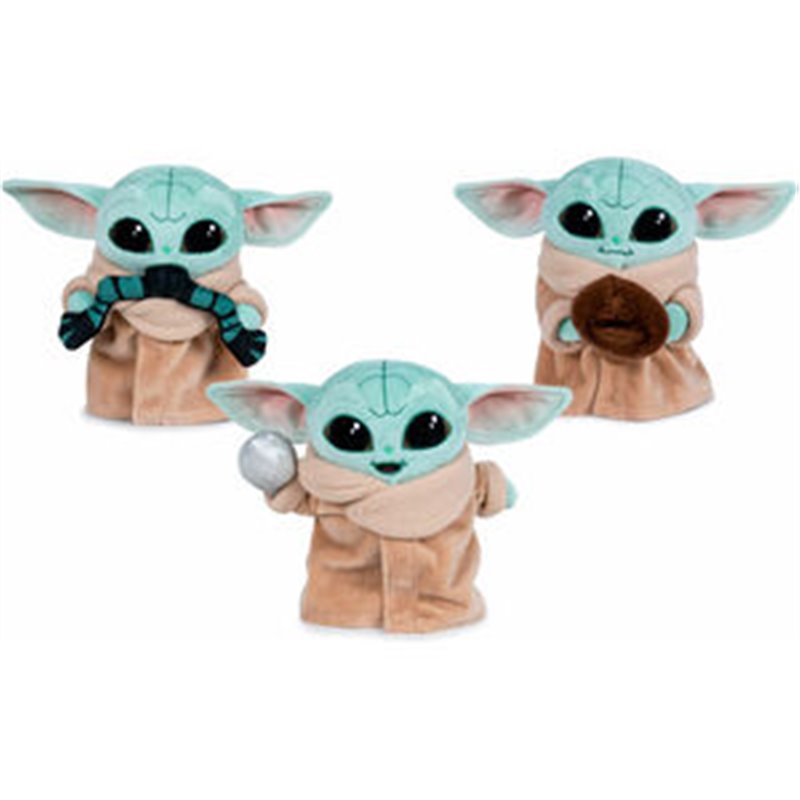 PELUCHE BABY YODA CHILD MANDALORIAN STAR WARS 17CM SURTIDO