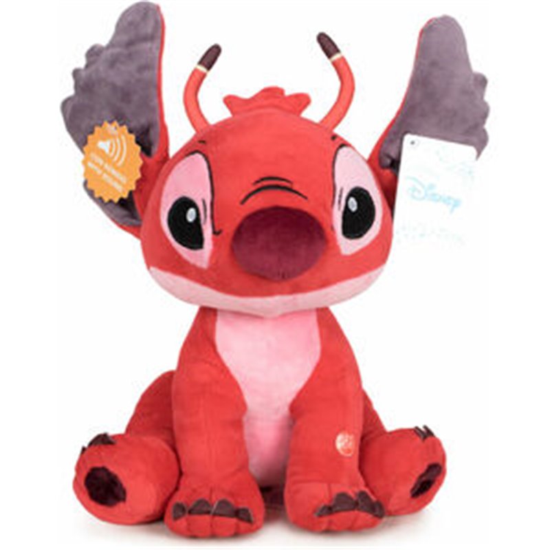 PELUCHE LEROY STITCH DISNEY SOFT SONIDO 30CM