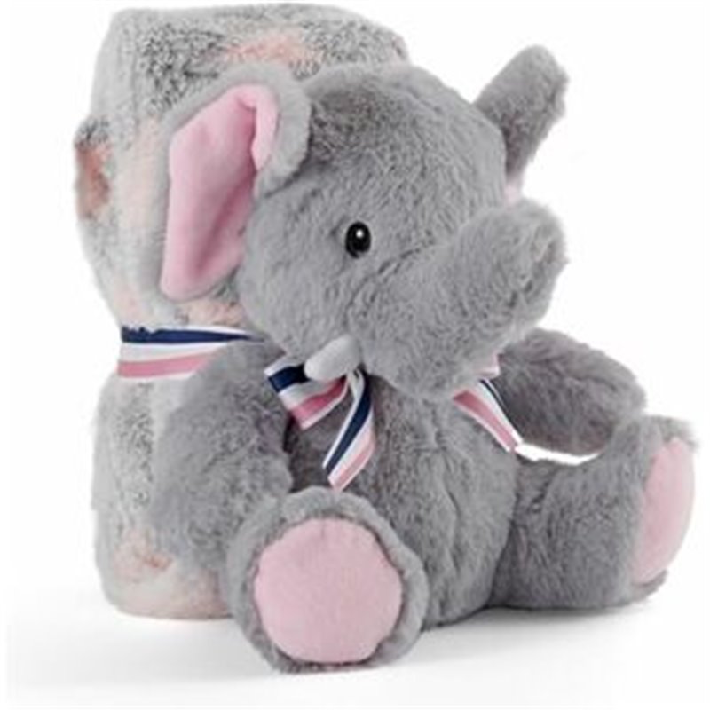 PELUCHE + MANTA SUAVE ELEFANTE ALLIE 22CM