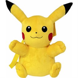 MOCHILA PELUCHE PIKACHU POKEMON 36CM