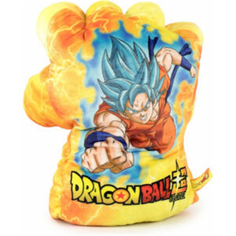 PELUCHE GUANTELETE GOKU DRAGON BALL SUPER 25CM