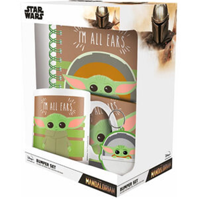 SET REGALO IM ALL EARS YODA THE CHILD THE MANDALORIAN STAR WARS