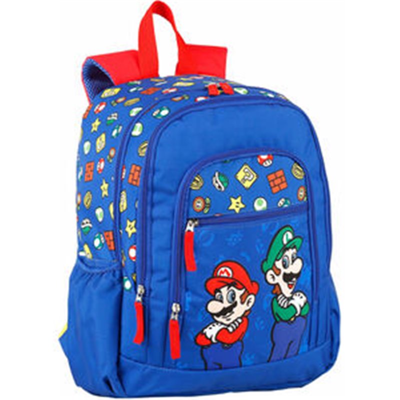 MOCHILA MARIO Y LUIGI SUPER MARIO BROS 40CM