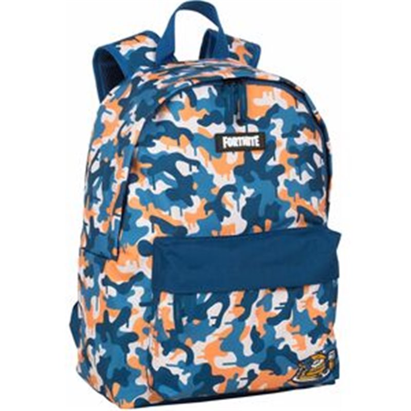 MOCHILA BLUE CAMO FORTNITE 42CM