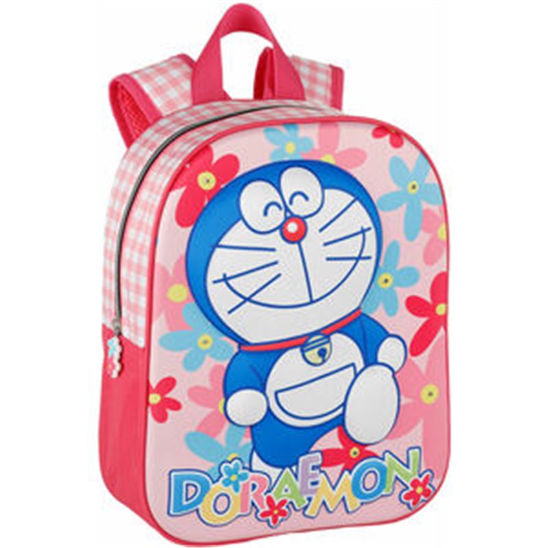 MOCHILA LUCES 3D DORAEMON 32CM