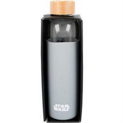 BOTELLA CRISTAL STAR WARS FUNDA SILICONA 585ML