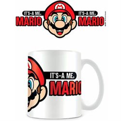 TAZA ITS A ME MARIO SUPER MARIO NINTENDO