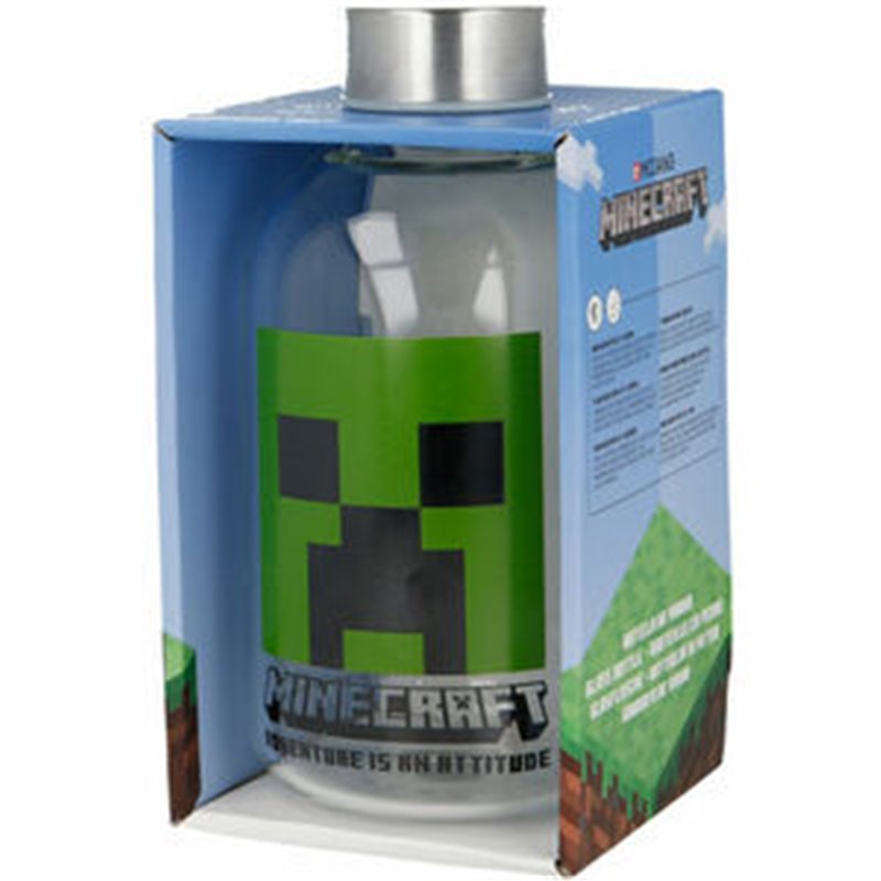 BOTELLA CRISTAL MINECRAFT 620ML