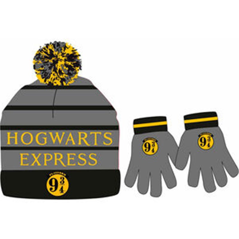 SET GORRO Y GUANTES HOGWARTS EXPRESS HARRY POTTER