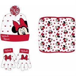 CONJUNTO GORRO GUANTES BRAGA CUELLO MINNIE DISNEY