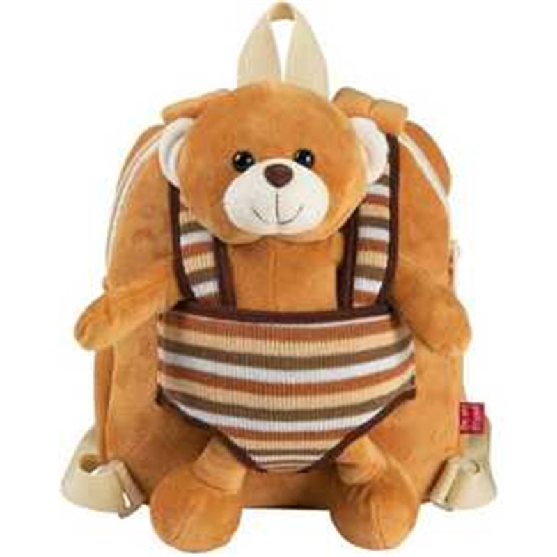 MOCHILA REVERSIBLE + PELUCHE OSO BENJI 25CM