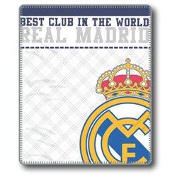 MANTA CORALINA EMBLEMA REAL MADRID