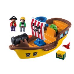 BARCO PIRATA 1.2.3 PLAYMOBIL