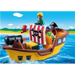 BARCO PIRATA 1.2.3 PLAYMOBIL