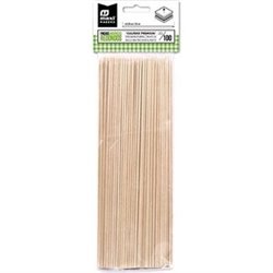 PINCHOS DE MADERA X 100 UND. 25CM