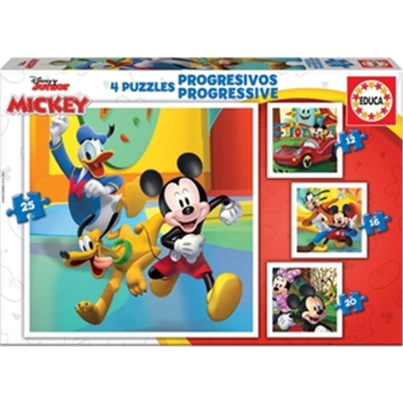 MICKEY PUZZLE PROGRESIVO 12-16-20-25