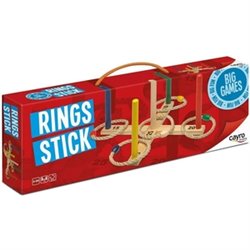 JUEGO RINGS-STICK MADERA CON ANILLAS +5 AÑOS