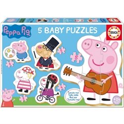 PEPPA PIG BABY PUZZLES 5 EN 1