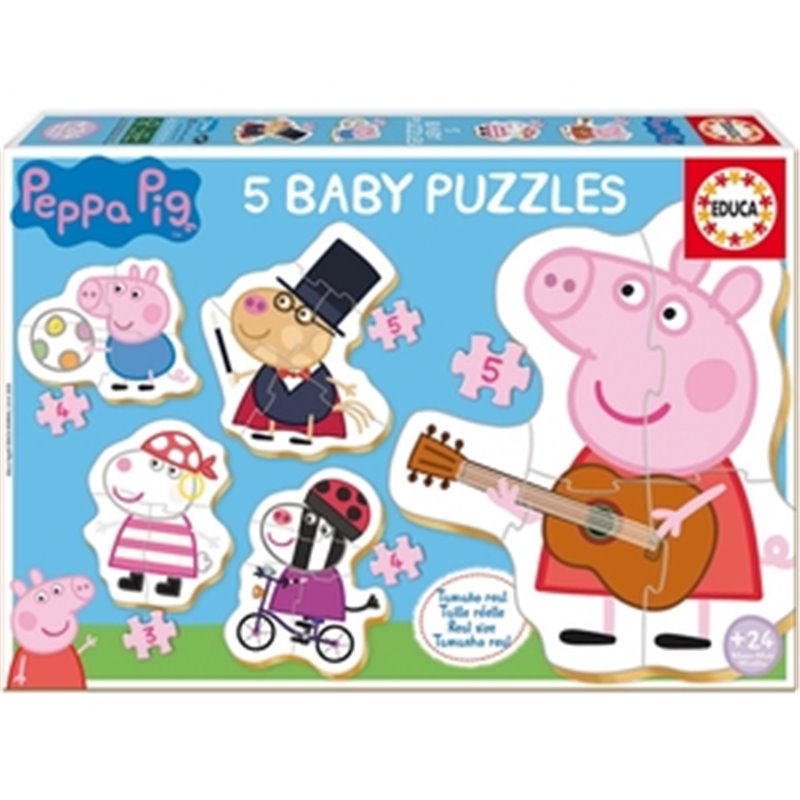 PEPPA PIG BABY PUZZLES 5 EN 1