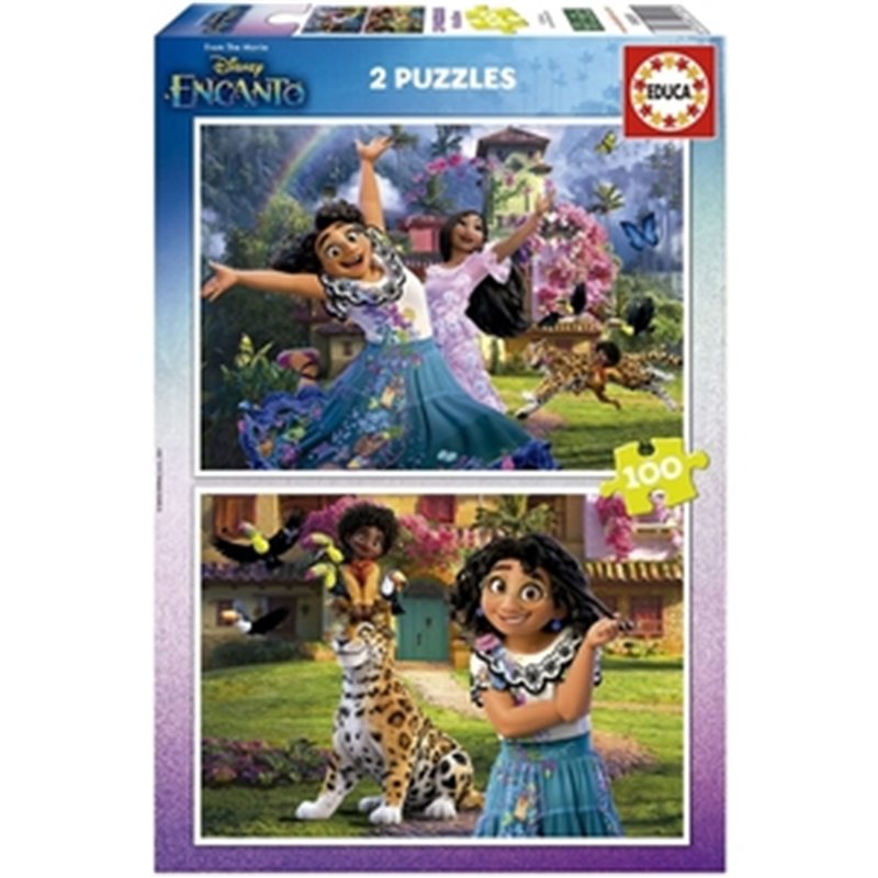 ENCANTO DISNEY PUZZLE 2X100 PZAS