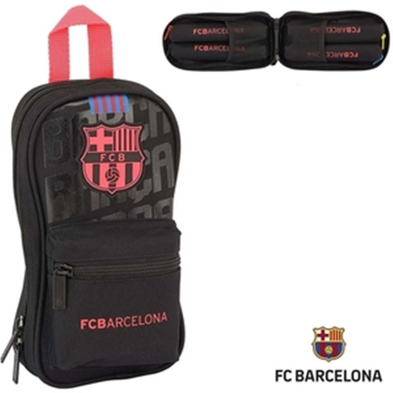 BARÇA BLACK ESTUCHE+4 PORTATODOS 12X23X5