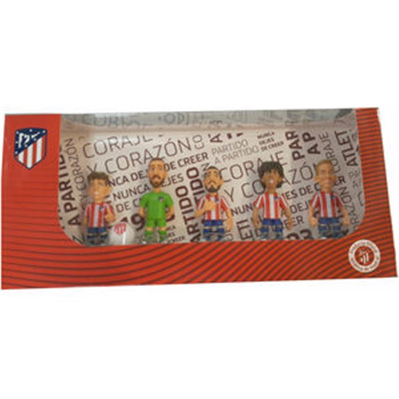 BLISTER 5 FIGURAS MINIX ATLETICO DE MADRID 7CM